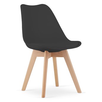 Krzesło w stylu skandynawskim 53E-7 czarny