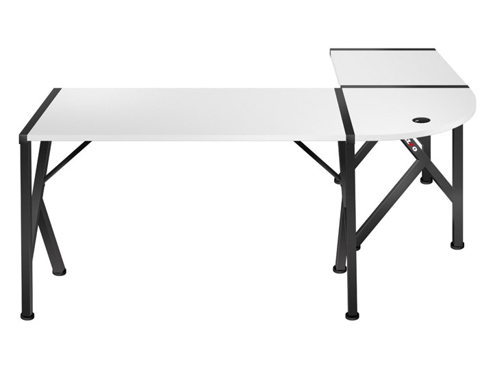 Biurko Gamingowe Huzaro Hero 6.3 White Kategoria Biurka Stal Szerokość 154 cm Biurko narożne Głębokość 117 cm Pomieszczenie Pokój nastolatka
