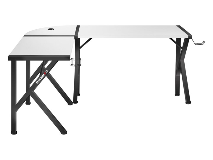 Biurko Gamingowe Huzaro Hero 6.3 White Biurko narożne Głębokość 117 cm Stal Szerokość 154 cm Kategoria Biurka