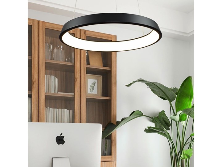 MCODO :: Ultranowoczesna lampa led Orbit rp1 o mocy 36W z ciepłą barwą światła 3000K Tworzywo sztuczne Styl Nowoczesny