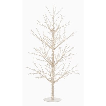 Drzewko świecące LED 180cm Biało Perłowe