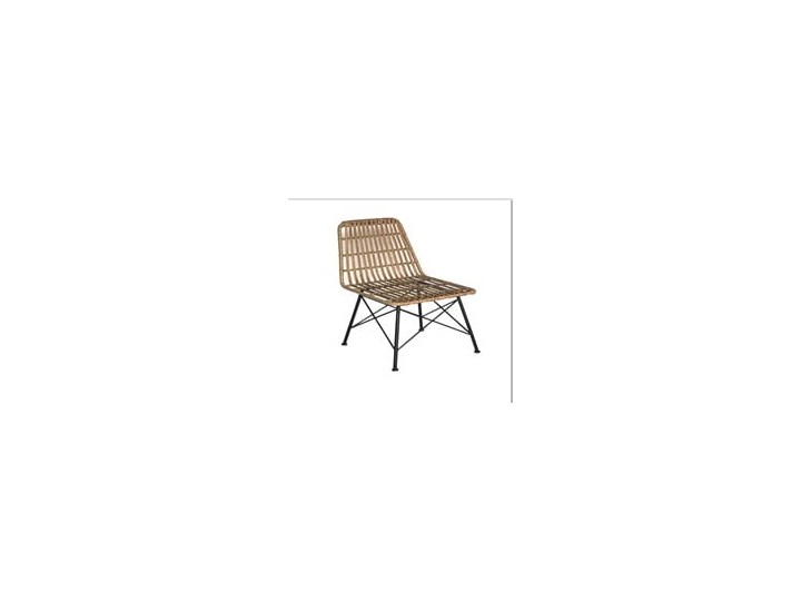 Wiklinowe krzesło ogrodowe ze sztucznego rattanu Le Bonom Gabriela Krzesła tradycyjne Wiklina Metal Kategoria Krzesła ogrodowe Tworzywo sztuczne Kolor Beżowy