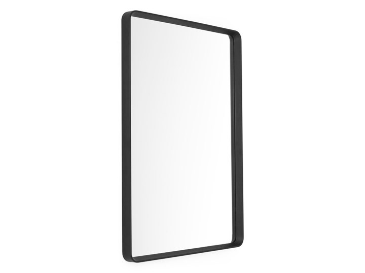 Lustro ścienne w czarnej ramie 50x70 Norm Rectangular Menu Pomieszczenie Łazienka Kolor Czarny