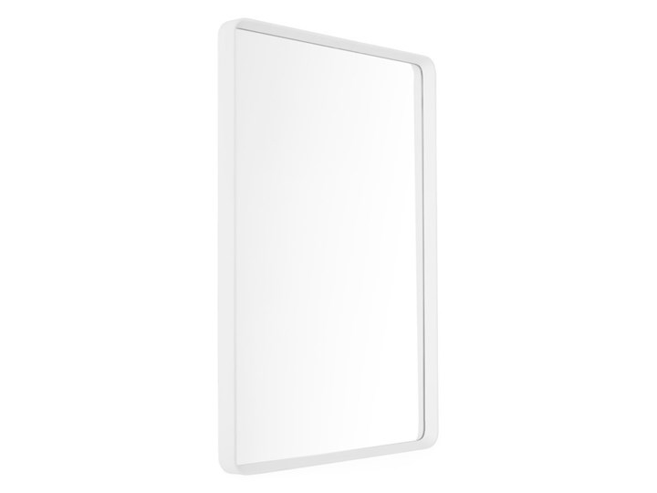 Lustro ścienne w białej ramie 50x70 Norm Rectangular Menu Kolor Biały