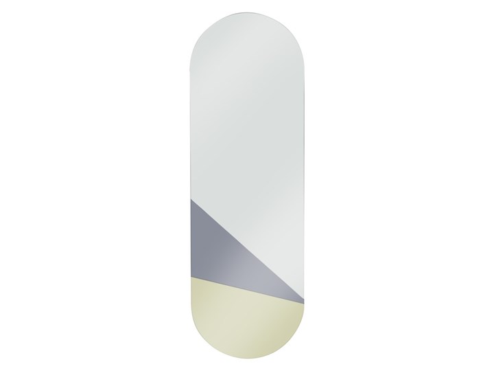 owalne lustro, złoto-szare 106 cm, HK Living Ścienne Styl Glamour