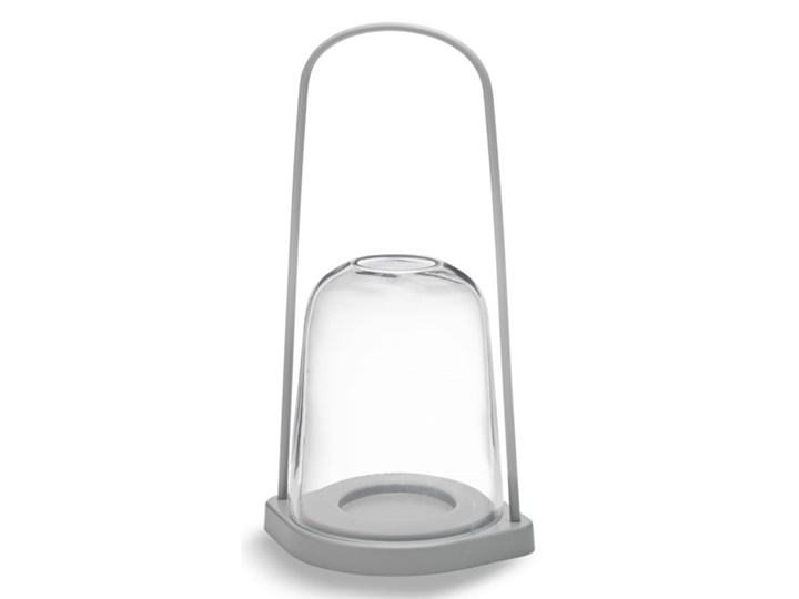 latarenka świecznik Bell, Ø15 cm jasnoszary, Skagerak Stal Aluminium Szkło Metal Lampion Kategoria Świeczniki i świece