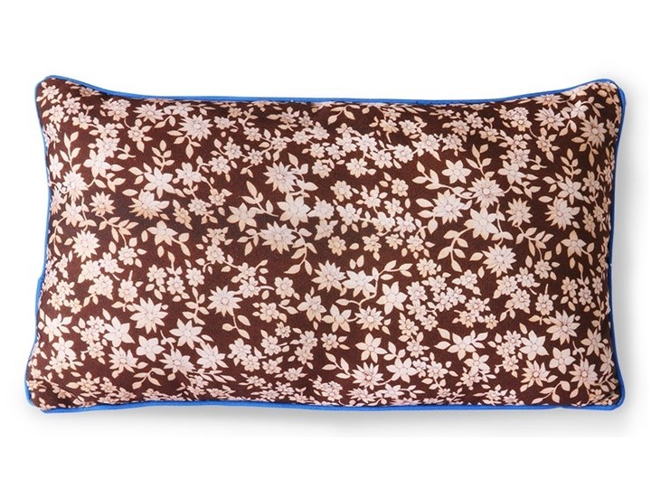 Brązowa poduszka z nadrukiem 35x60, HKLiving 35x60 cm Poduszka dekoracyjna Wzór Roślinny Pomieszczenie Sypialnia