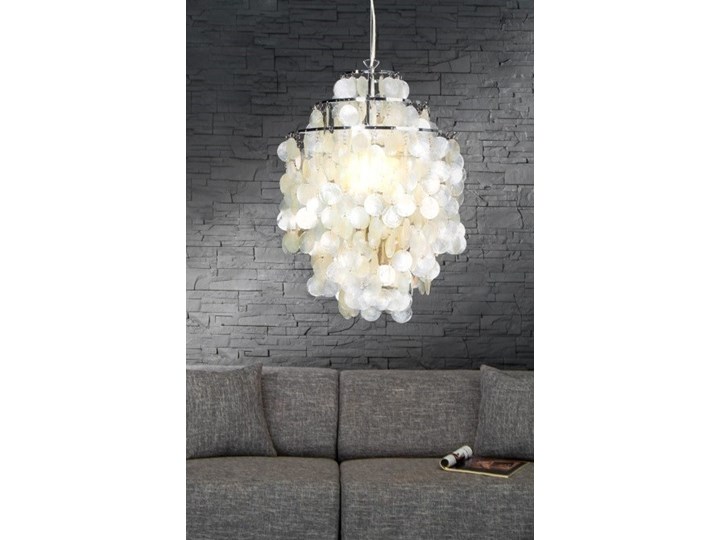 Ozdobna lampa wisząca Shell Rings L, Interior Space Lampa z kloszem Lampa inspirowana Styl Glamour