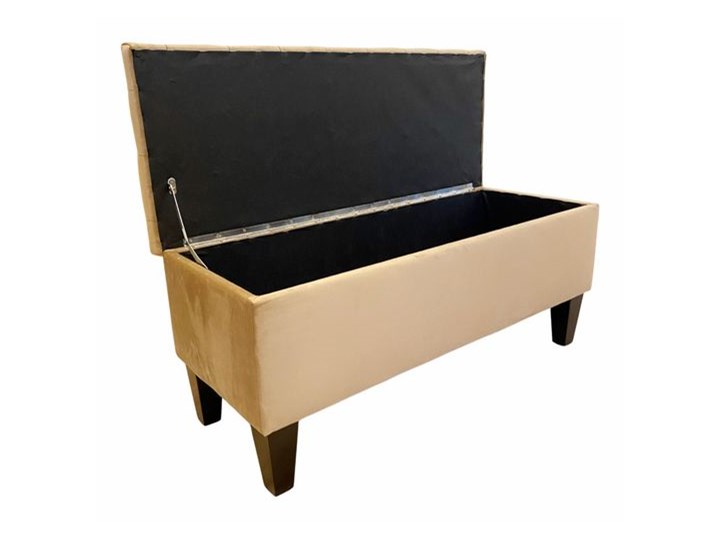 ŁAWECZKA NÓŻKI PROSTE PIKOWANA WYBIERZ KOLOR I ROZMIAR VELVET FLORE 117x47cm Pomieszczenie Sypialnia