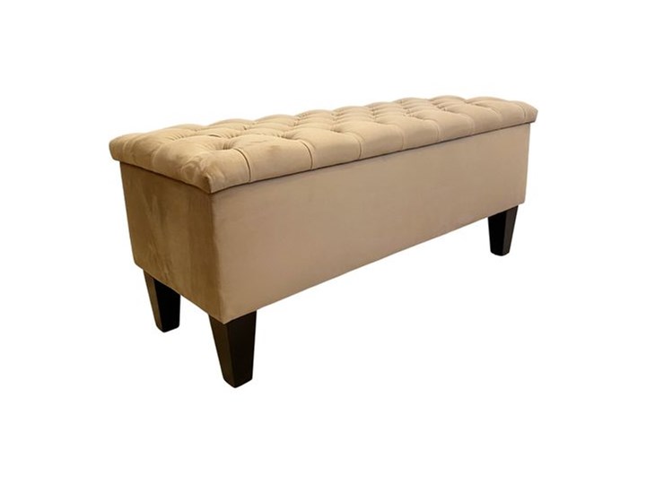 ŁAWECZKA NÓŻKI PROSTE PIKOWANA WYBIERZ KOLOR I ROZMIAR VELVET FLORE 117x47cm Kategoria Ławki do salonu