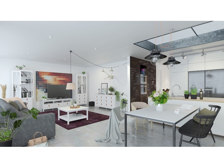 Kwadratowy stolik kawowy z półką Madrid biały mat Szkło Rozmiar blatu 81x81 cm Wysokość 81 cm Wysokość 45 cm Rodzaj nóg Kółka