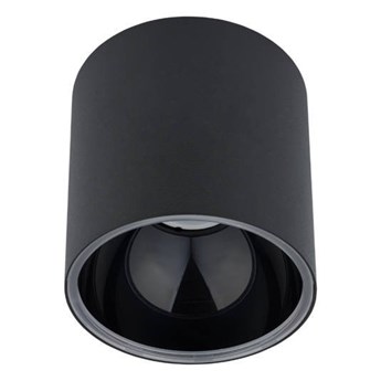 Lampa sufitowa plafon HALO LED | czarna