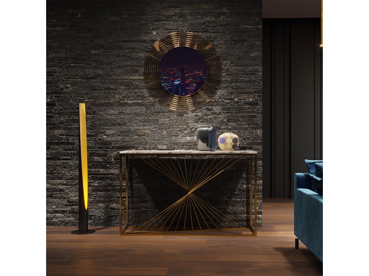Konsola Laser 120x40 cm złota