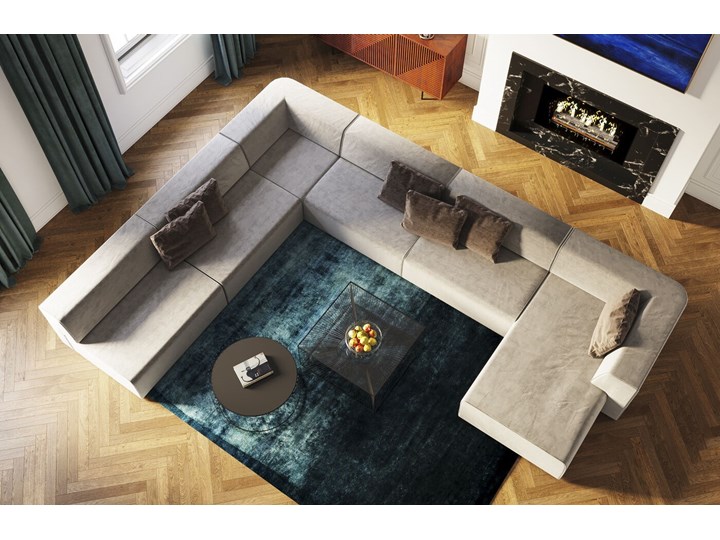 Sofa Infinity Elements 100x70 cm szara Stała konstrukcja Funkcje Bez dodatkowych funkcji