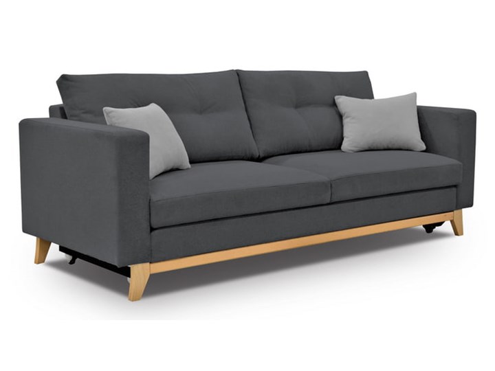 Kanapa welurowa z funkcją spania bonn96 215x86cm Głębokość 91 cm Stała konstrukcja Szerokość 215 cm Styl Nowoczesny