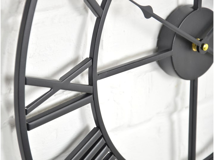 ZEGAR 50CM METALOWY ŚCIENNY LOFT VINTAGE Zegar ścienny Okrągły Pomieszczenie Salon