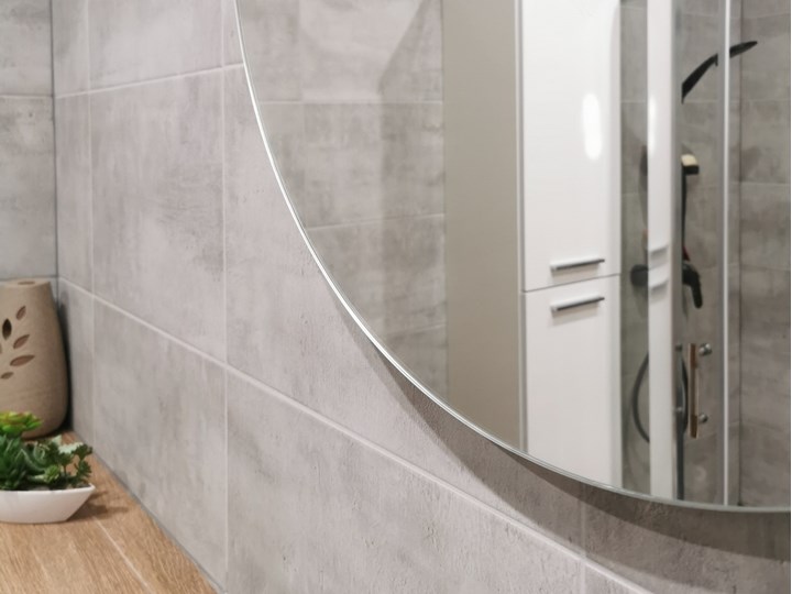 Lustro ścienne okrągłe 40cm bez ramy CLEAR bezramowe Lustro bez ramy Kategoria Lustra