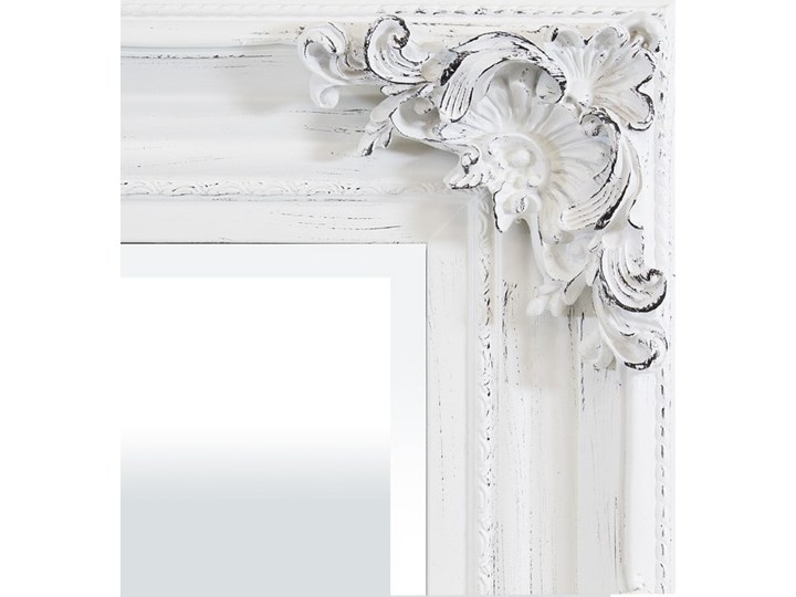 Lustro prostokątne w drewnianej ozdobnej ramie 75,5x105x7cm Ścienne Styl Nowoczesny