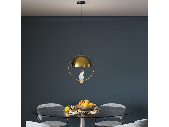Lampa wisząca Cockatoo 46x60 cm złota Kolor Złoty