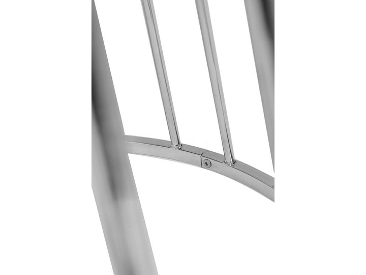 Stół GLAM MARBLE - MDF, srebrna podstawa Długość 110 cm  Marmur Metal Płyta MDF Wysokość 75 cm Styl Glamour