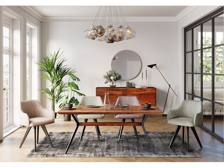 Lustro wiszące Curve Round ∅100 cm miedziane Lustro z ramą Ścienne Okrągłe Kategoria Lustra