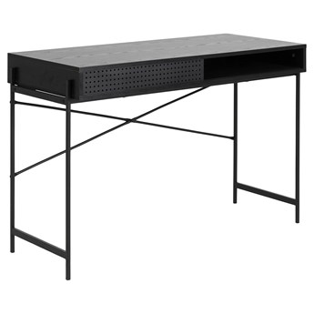 Loftowe biurko czarne - Trappe