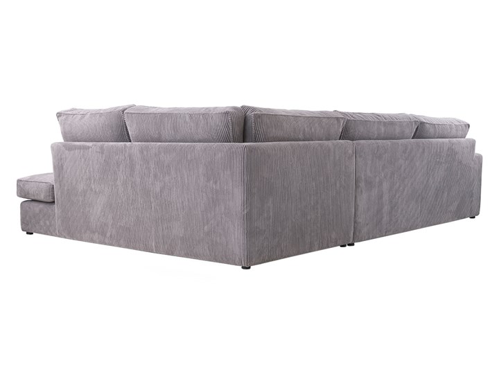 Nowoczesny narożnik nierozkładany z miękkimi poduszkami do salonu - CARDI Lewostronne Wysokość 89 cm Prawostronne Głębokość 224 cm Materiał obicia Welur
