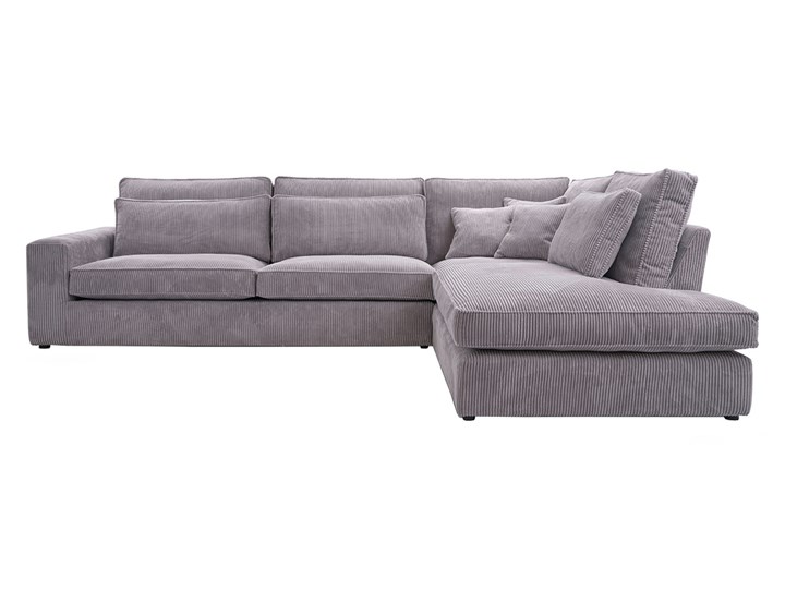 Nowoczesny narożnik nierozkładany z miękkimi poduszkami do salonu - CARDI Głębokość 224 cm Lewostronne Prawostronne Wysokość 89 cm Kategoria Narożniki