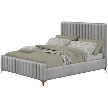 Łóżko Glamour 160x200 BELANIA (VFB-02) / Szary
