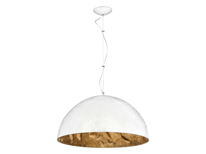 Lampa wisząca SIMI 3 WHITE L 766E ALDEX 766E Lampa z kloszem Tworzywo sztuczne Metal Pomieszczenie Salon