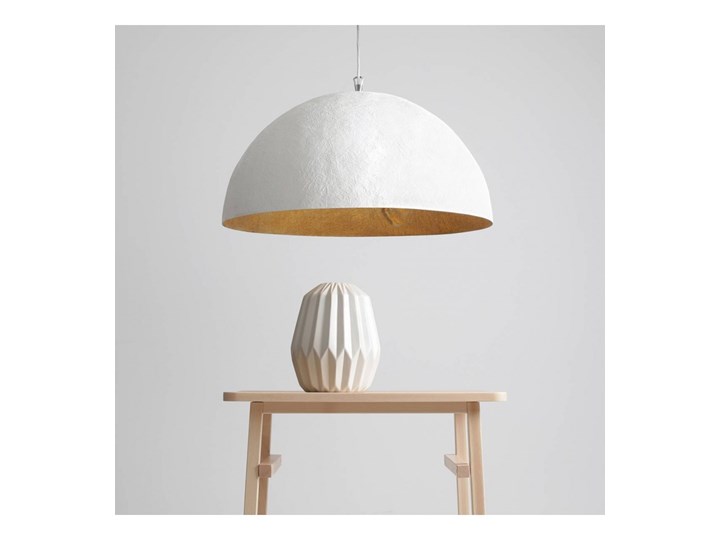 Lampa wisząca SIMI 3 WHITE L 766E ALDEX 766E Tworzywo sztuczne Metal Kolor Biały Lampa z kloszem Pomieszczenie Salon