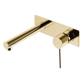 Bateria umywalkowa podtynkowa Corsan CMB7515GL Lugo złota z wylewką
