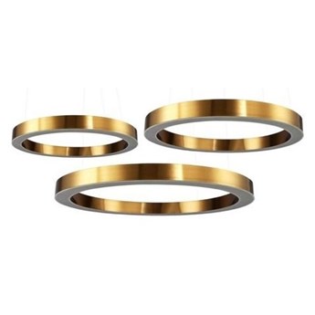 Lampa wisząca CIRCLE 60+80+80 LED mosiądz na 1 podsufitce kod: 5903957456799