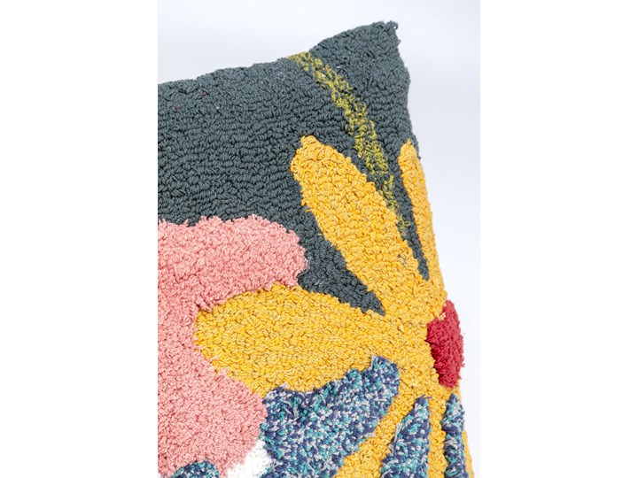 Poduszka dekoracyjna Flowers 60x40 cm kolorowa 40x60 cm Prostokątne Poliester Kolor Wielokolorowy Bawełna Pomieszczenie Sypialnia