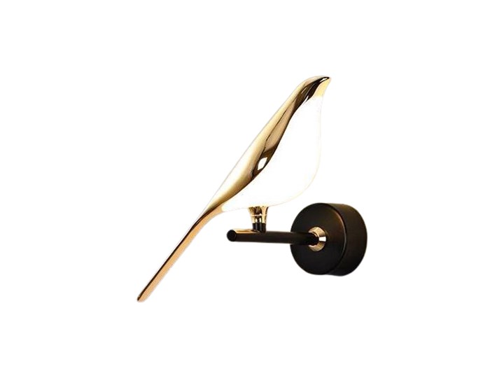 N-gale - kinkiet nowoczesny ptak LED Szkło Lampa z kloszem Tworzywo sztuczne Metal Funkcje Lampa LED