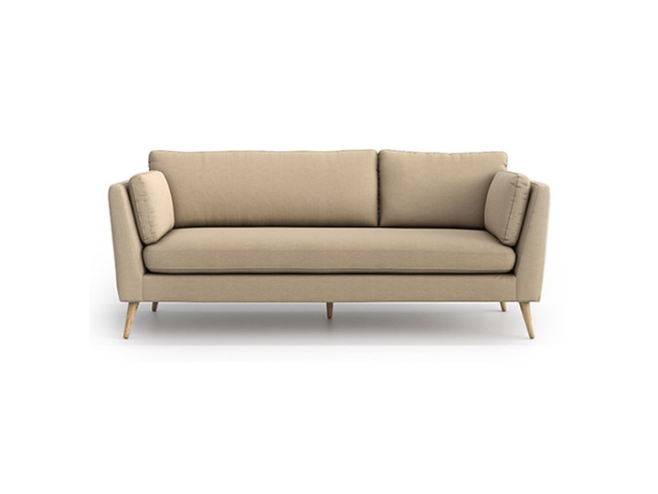 Sofa Jane 3-osobowa, Sandy Stała konstrukcja Głębokość 87 cm Szerokość 210 cm Pomieszczenie Salon
