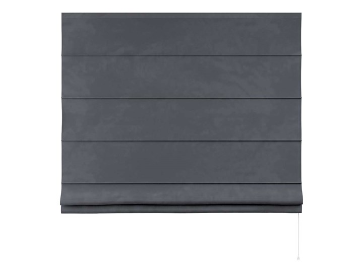 Roleta rzymska Billie, grafitowy szary, szer.80 × dł.170 cm, Posh Velvet Kategoria Rolety