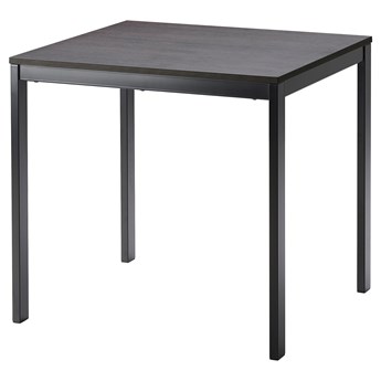 IKEA VANGSTA Stół rozkładany, Czarny/ciemnobrązowy, 80/120x70 cm