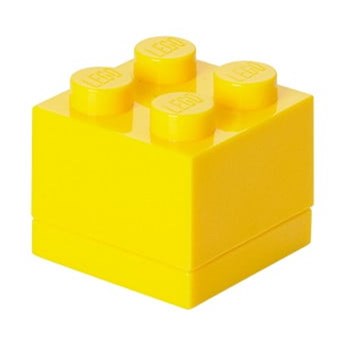 Żółty pojemnik LEGO® Mini Box