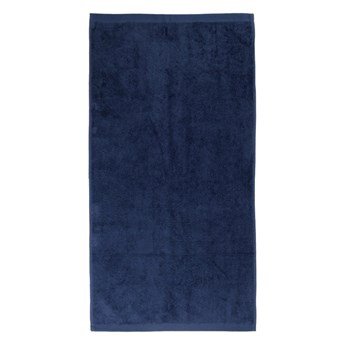 Ciemnoniebieski bawełniany ręcznik Boheme Alfa, 30x50 cm