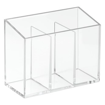 Organizer z 3 przegródkami iDesign Clarity, 13x6,5 cm