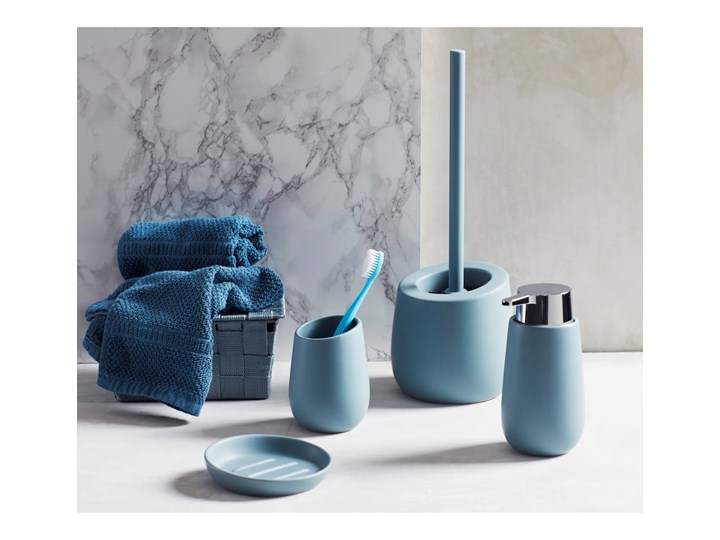 Szaroniebieski ceramiczny dozownik do mydła Wenko Badi, 320 ml Dozowniki Ceramika Kategoria Mydelniczki i dozowniki
