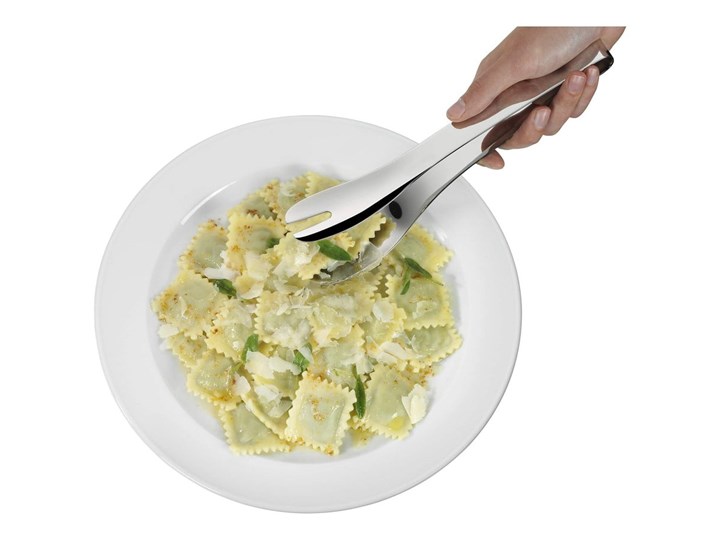 Szczypce kuchenne ze stali nierdzewnej Cromargan® WMF Nuova Szczypce uniwersalne