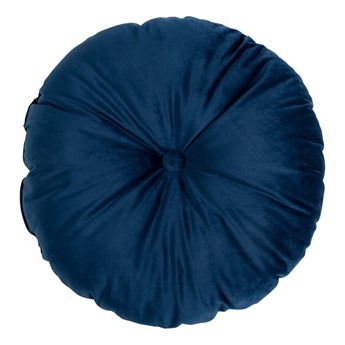 Niebieska poduszka z aksamitnym obiciem House Nordic Luso, ø 45 cm