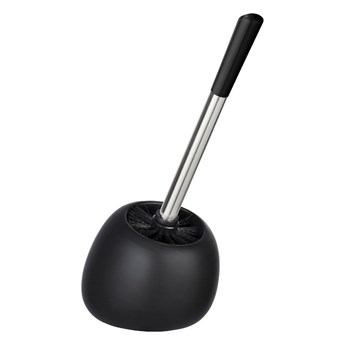 Czarna ceramiczna szczotka do WC Wenko Polaris
