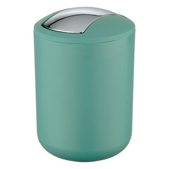 Zielony kosz na śmieci Wenko Brasil S, wys. 21 cm