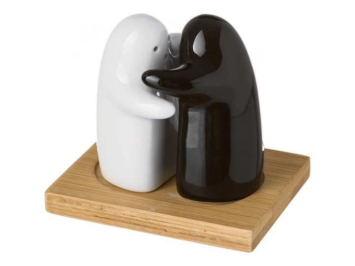 Ceramiczny zestaw solniczki i pieprzniczki Unimasa Ghosts