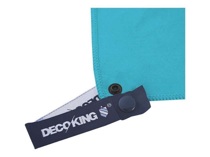 Zestaw 2 turkusowych ręczników szybkoschnących DecoKing EKEA, 30x50 cm Ręcznik plażowy Komplet ręczników Kategoria Ręczniki