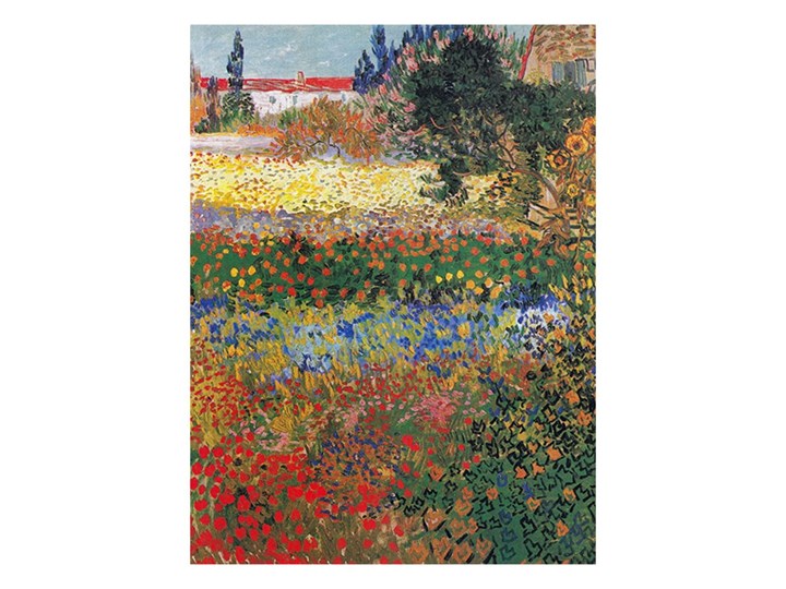 Reprodukcja obrazu Vincenta van Gogha – Flower garden, 40x30 cm Wymiary 30x40 cm Wykonanie