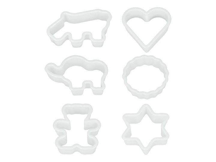 Zestaw 6 plastikowych foremek do wykrawania Metaltex Cookie Cutters Tworzywo sztuczne Kategoria Formy i foremki